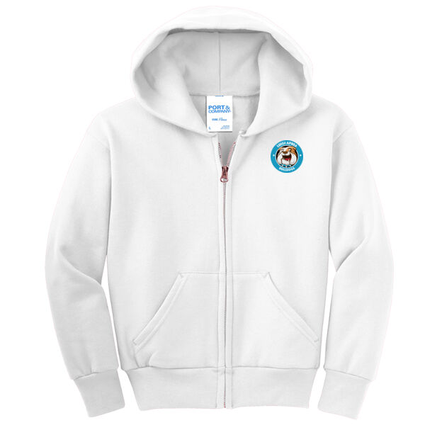 Luigi Aprea Spirit Wear Youth Core Fleece Full Zip Hooded Sweatshirt Thumbnail