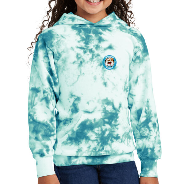 Luigi Aprea Youth Crystal Tie Dye Pullover Hoodie Thumbnail